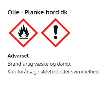 Olie - Planke-bord.dk-faremaerkning