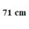 71cm