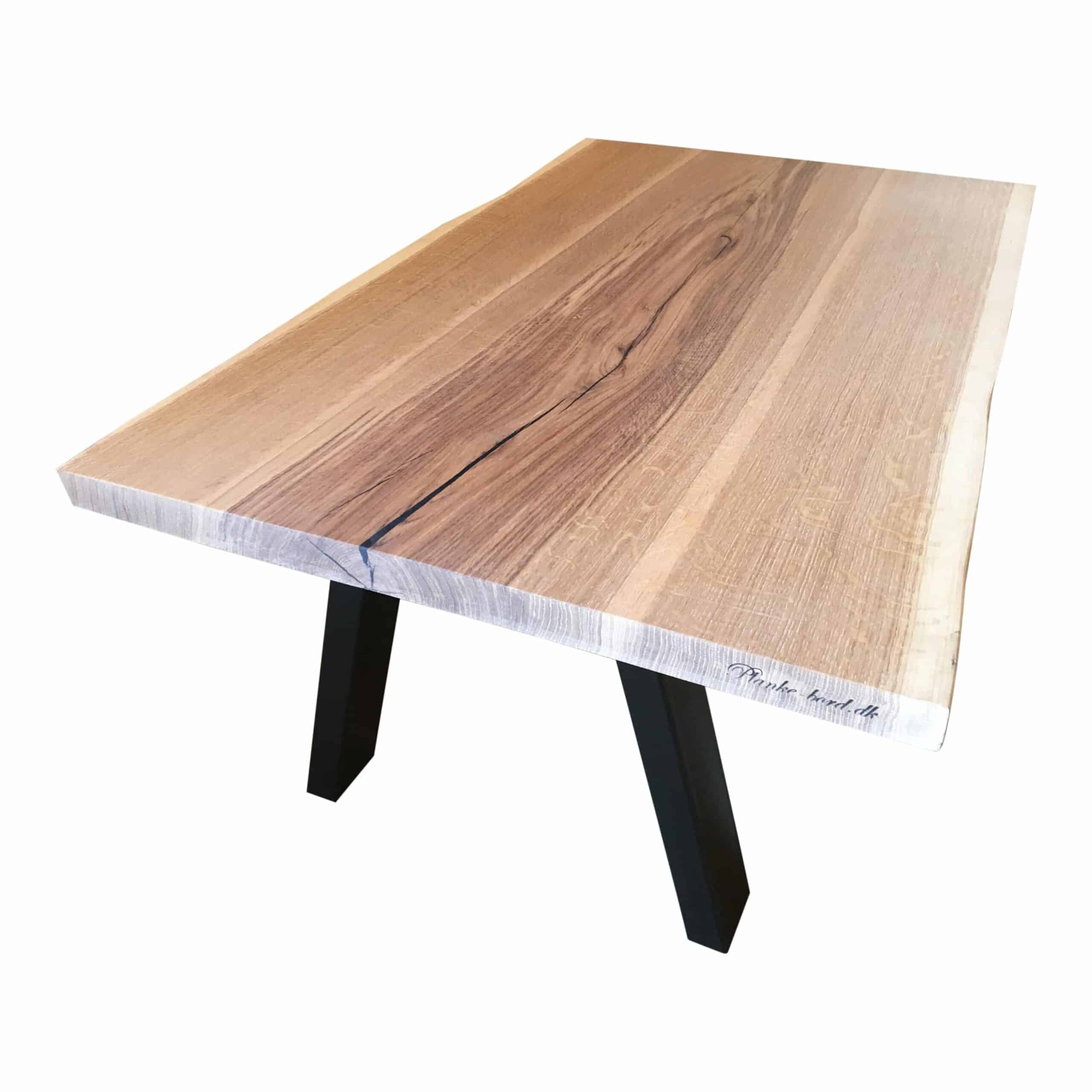 Sofabord - Eg - 1 - Hvid olie - Sofabord i planker