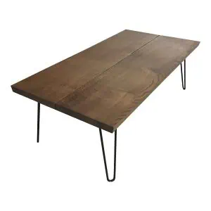 Sofabord eg Ibenholt 70x120 cm fra siden