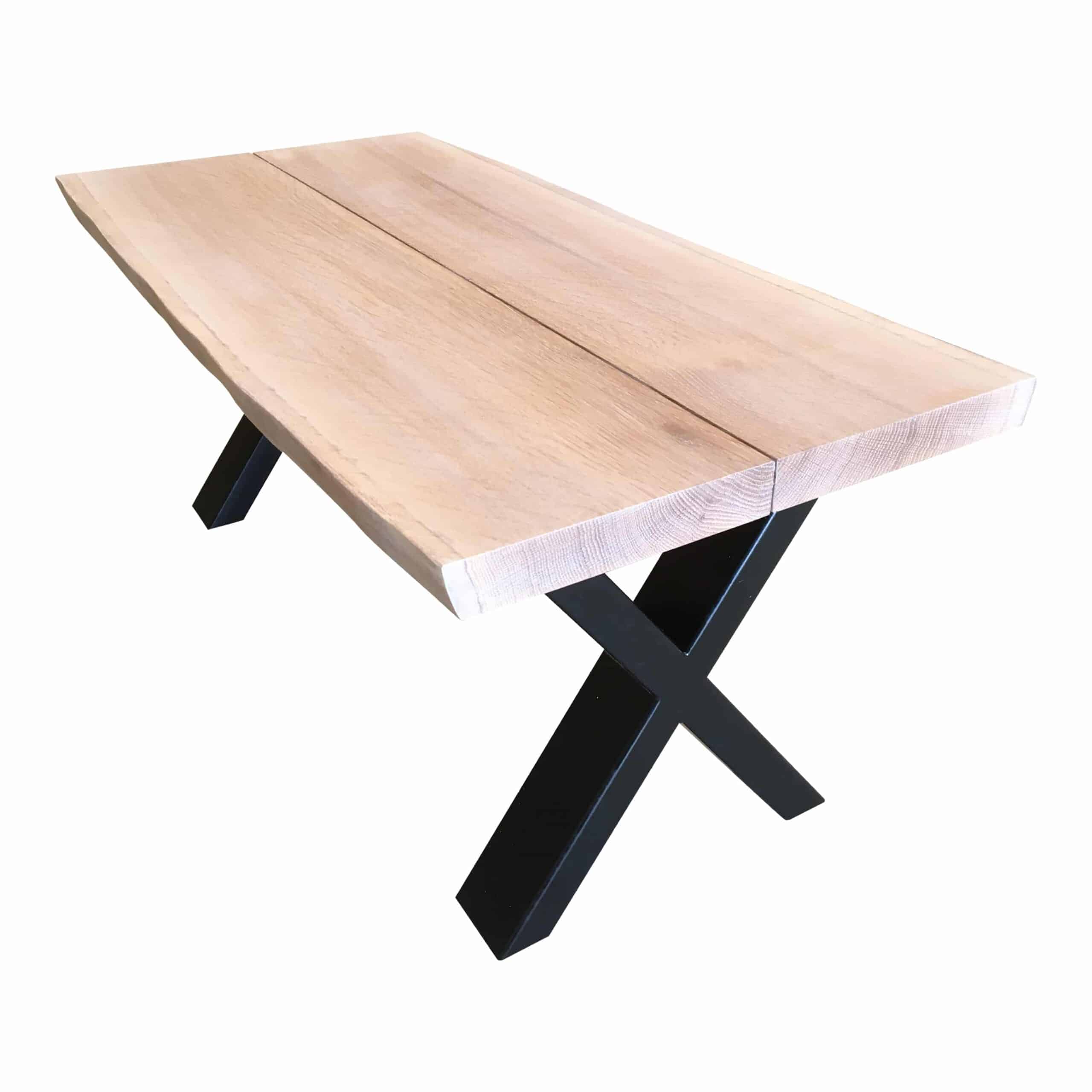 Bordben til sofabord - Krydsben / bordben - Sort metal - ✓ Fri fragt