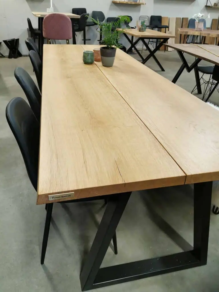 plankebord i eg med naturolie 2 planker