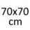 stjerne 70 cm