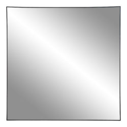 jersey spejl sort kant 60x60 cm