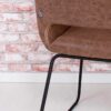 Angel spisebordsstol, brun detaljer 1
