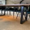 Plankebord - Eg - Ibenholt olie - 100 x 300 cm - 2 stk. tillægsplader