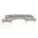 U-sofa - Lido - stone