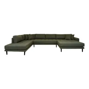 Lido u sofa olivengrøn højre