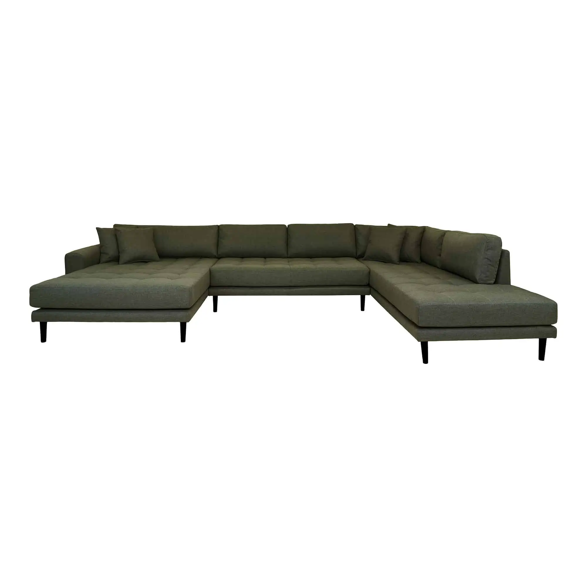 Lido u sofa olivengrøn venstre