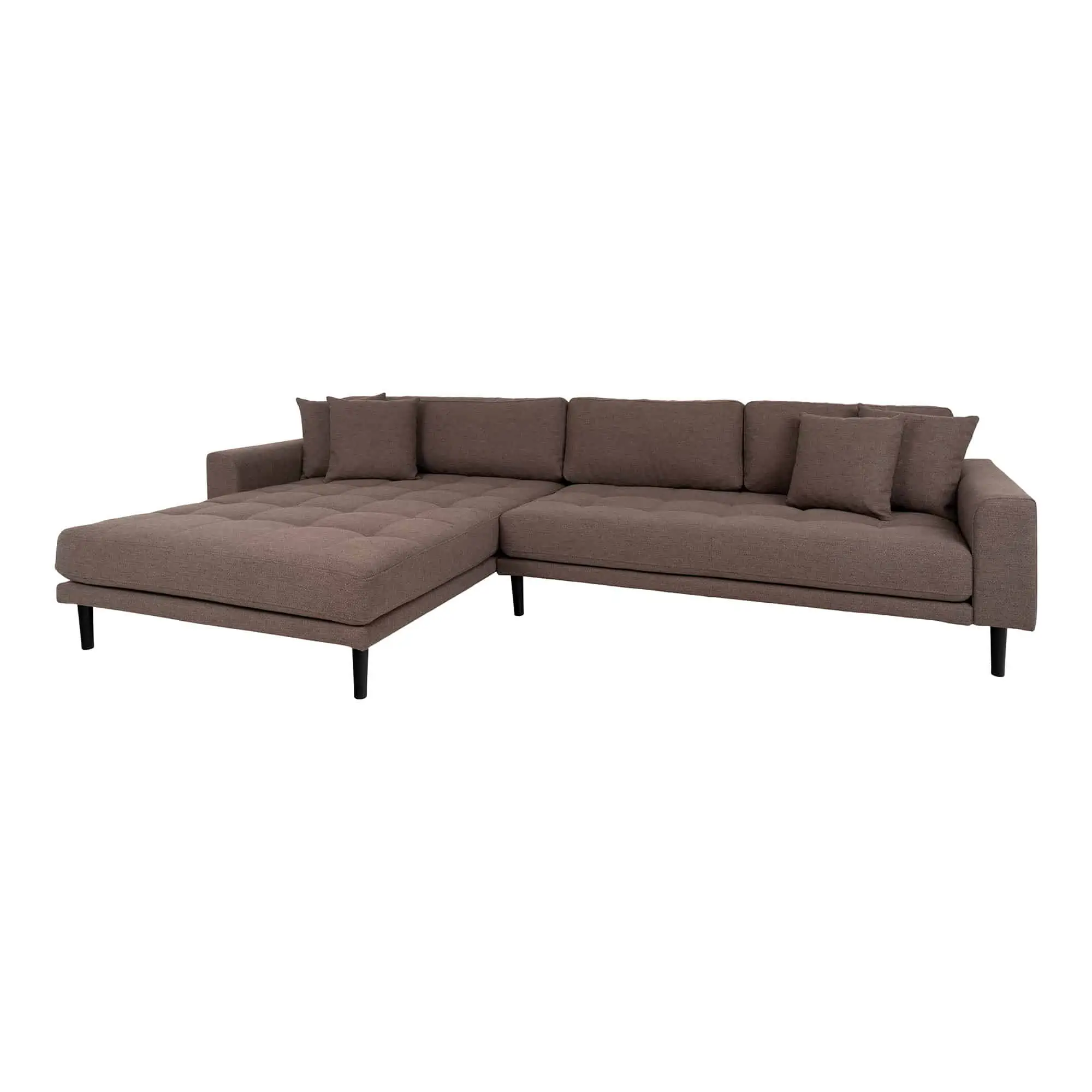 Loungesofa med chaiselong - Lido - Brun - Billede 3