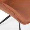 Alma spisebordsstol m. drejefod -cognac - læder (5)