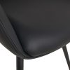 Berlin spisebordsstol læder sort (5)