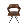 Swing spisebordsstol læder brun (1)