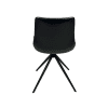 Sofie spisebordsstol sort PU læder (3)