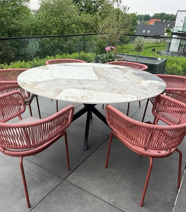 Stjernestel udendørs