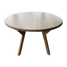 Rustik rundt bord - Eg - Ø 95-230 cm - Y ben i eg