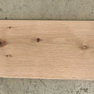 Hylde - Eg - 2 cm -Hvid olie - 25x45 cm