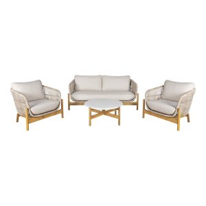 Terracina Loungesæt1 - Brun / Beige