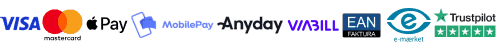 Du kan betale med dankort, mastercard, visa, Viabill og PayPal. Planke-bord.dk er en certificeret webshop med e mærket, og vores trustpilot er 5-stjernet