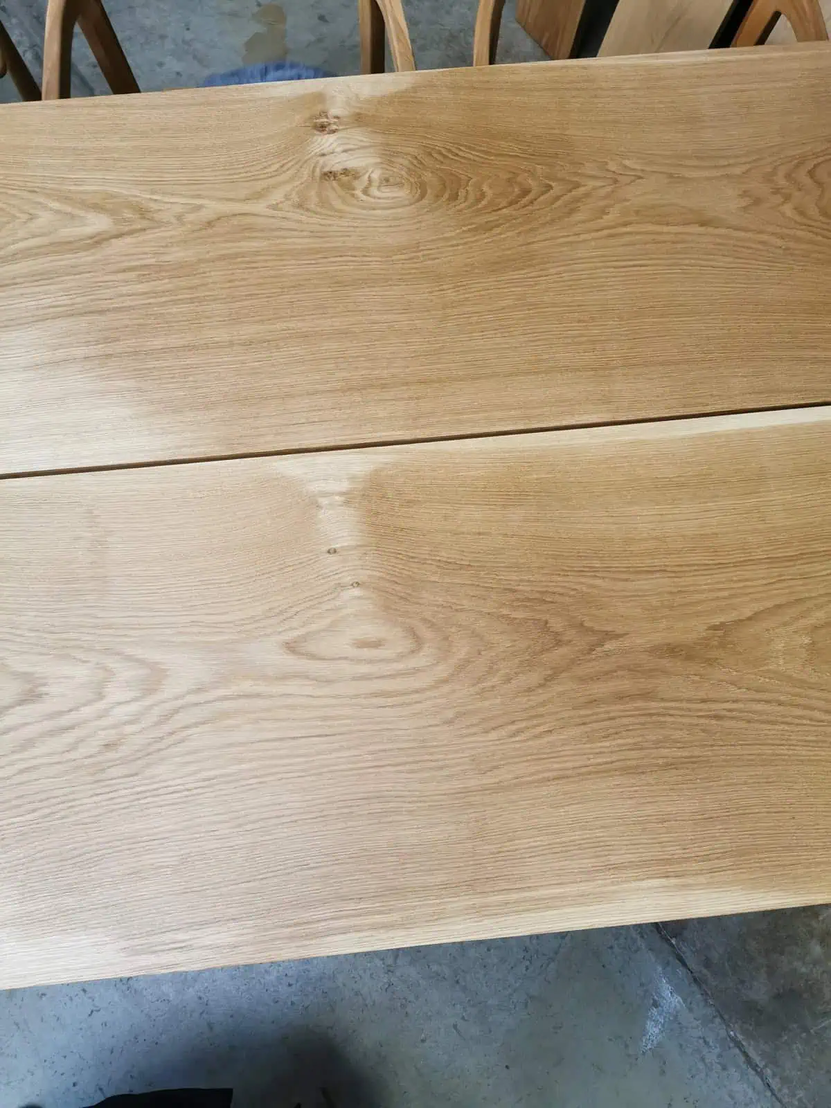 Plankebord - Eg - Natur olie - 105 x 260 cm