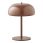 Margate Bordlampe - Brun, kompakt, genopladelig, trådløs bordlampe i metal