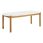Terracina Spisebord1 - Natur / Hvid