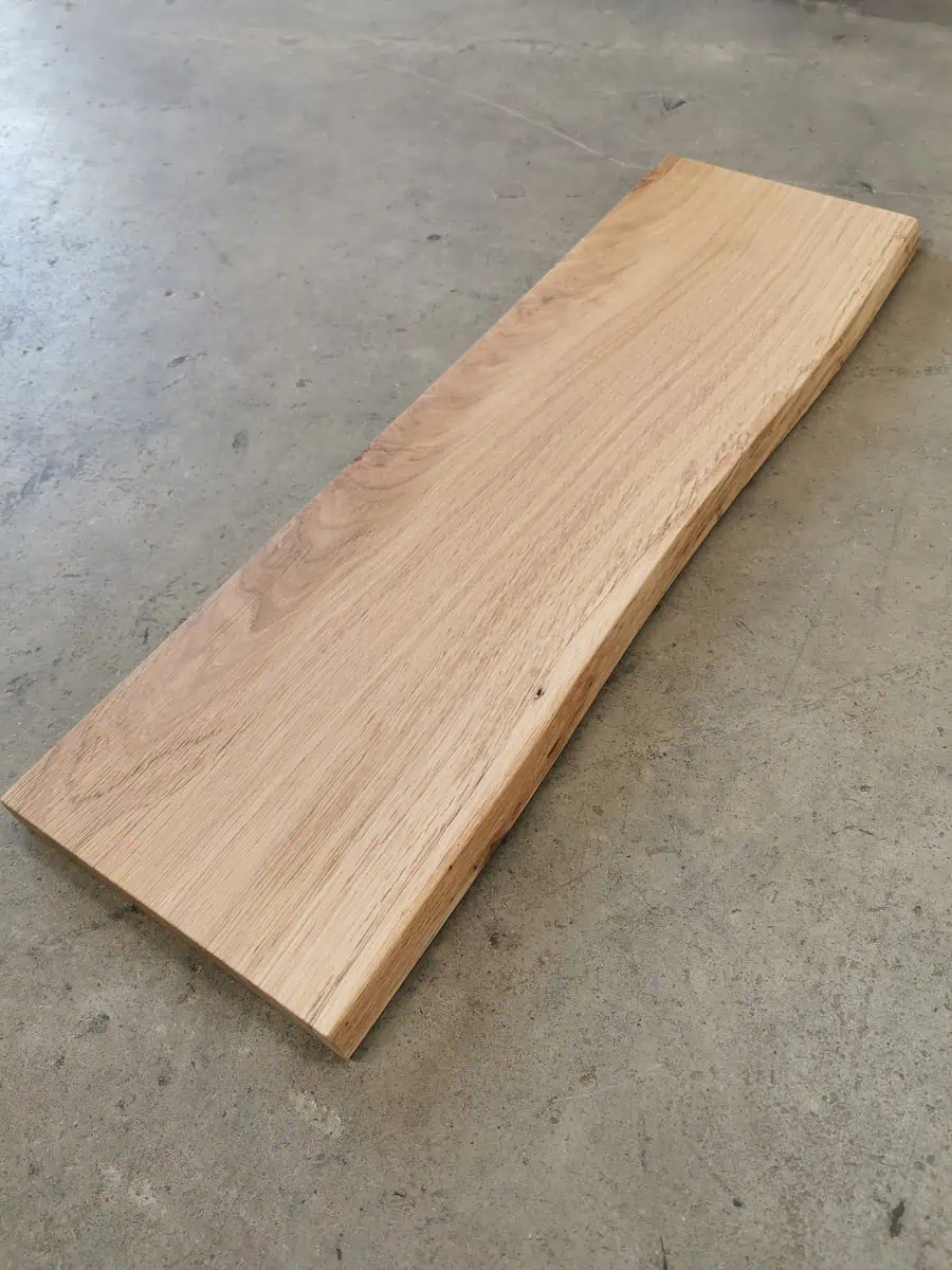 Hvid olie 20x65 cm naturkant rustik (2)