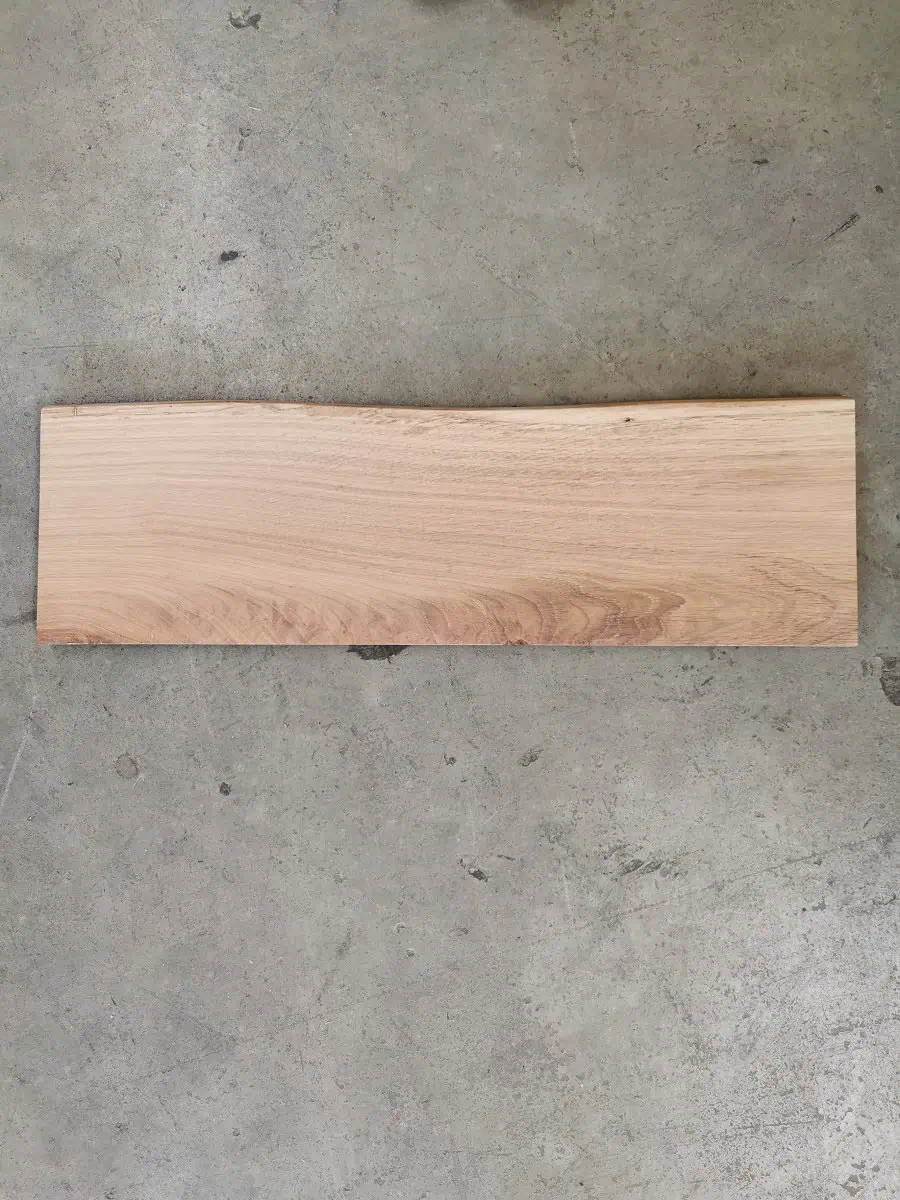Hvid olie 20x65 cm naturkant rustik (2)