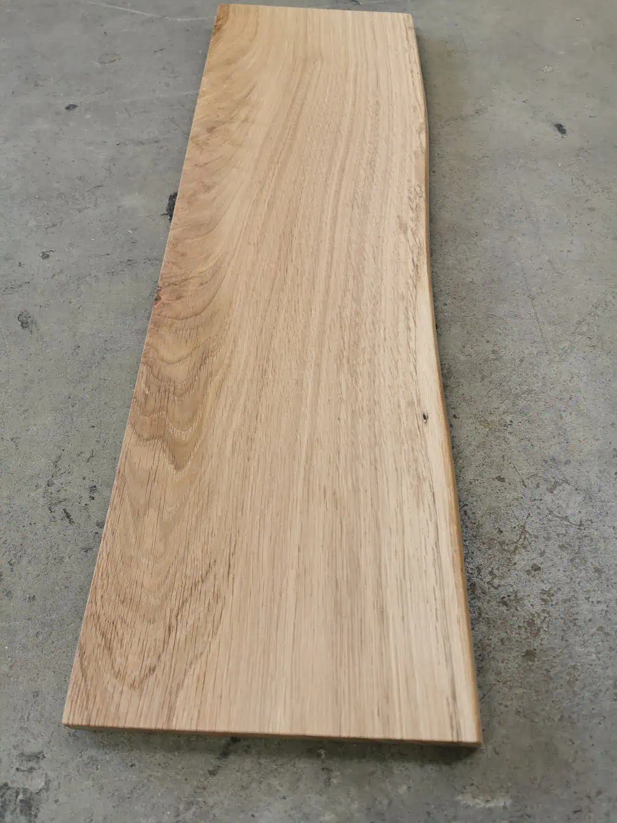 Hvid olie 20x65 cm naturkant rustik (2)