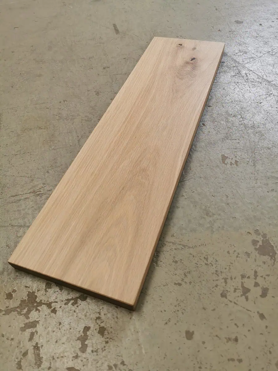 Hylde - Eg - 2 cm - Hvid olie - 16,5x60 cm
