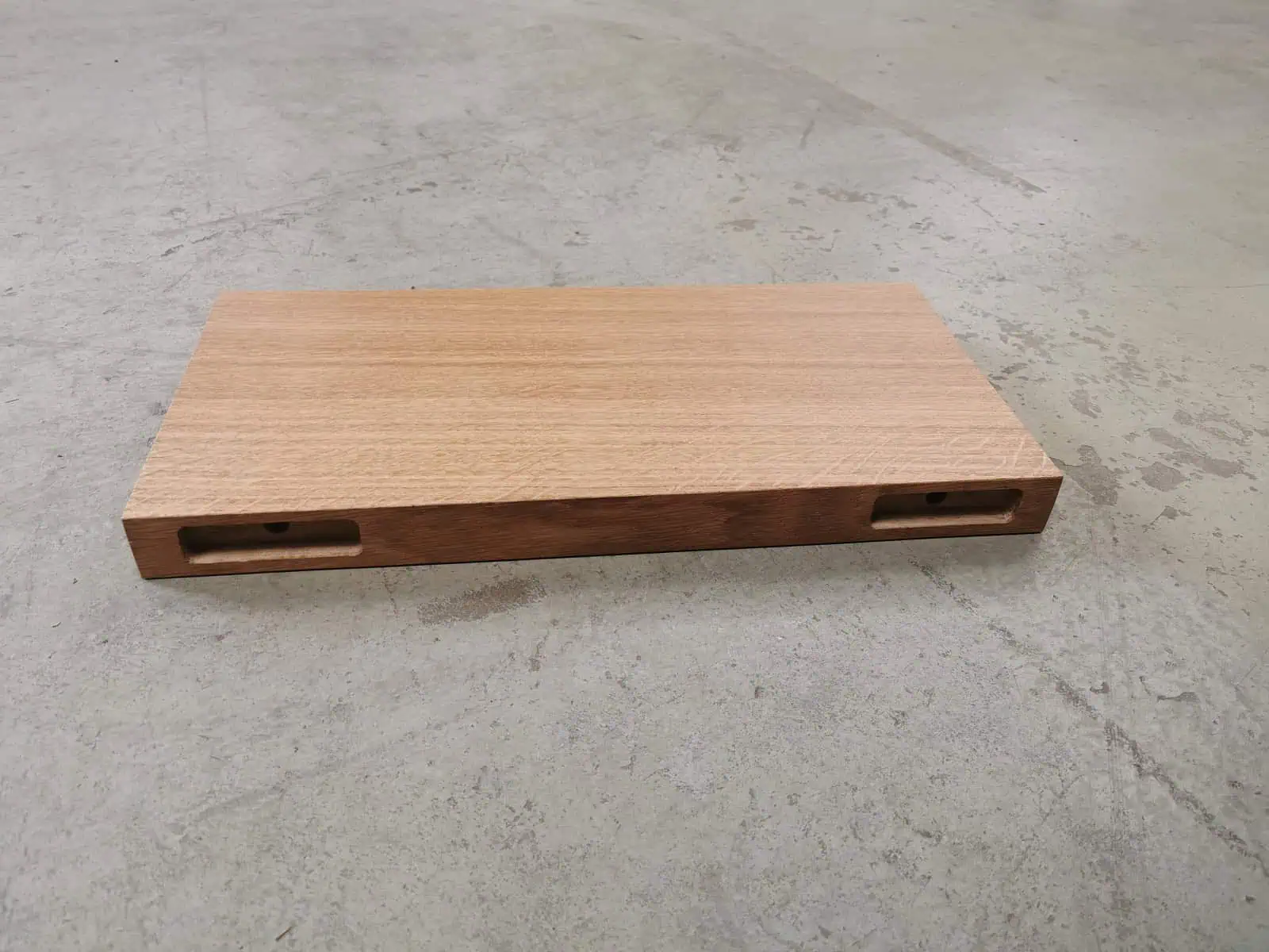 Svævehylde - Eg - 4 cm - Natur olie - 23,5x48 cm