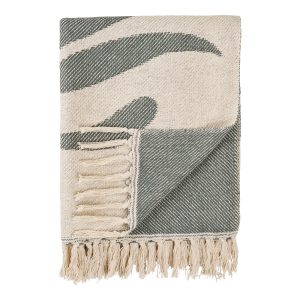 Loni Plaid1 - Sand / Grøn