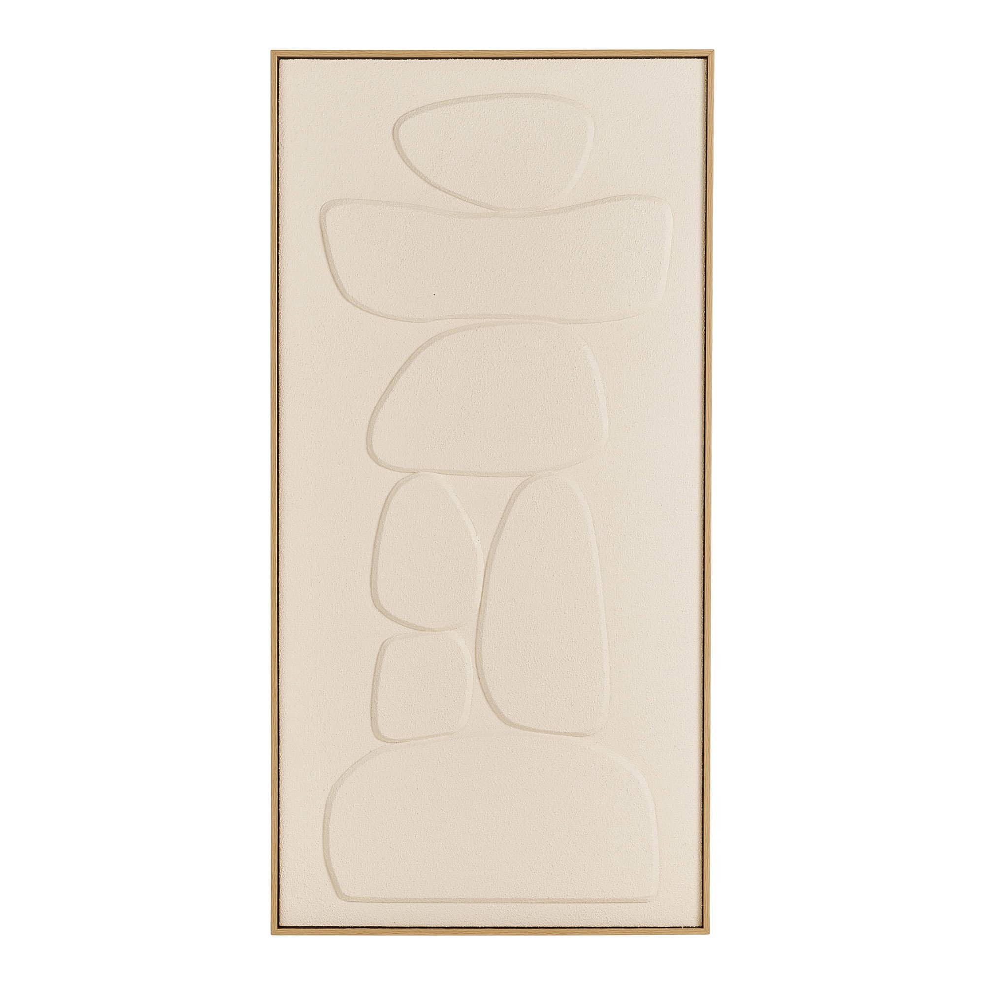 Victoria Relief Vægdekoration1 - Beige